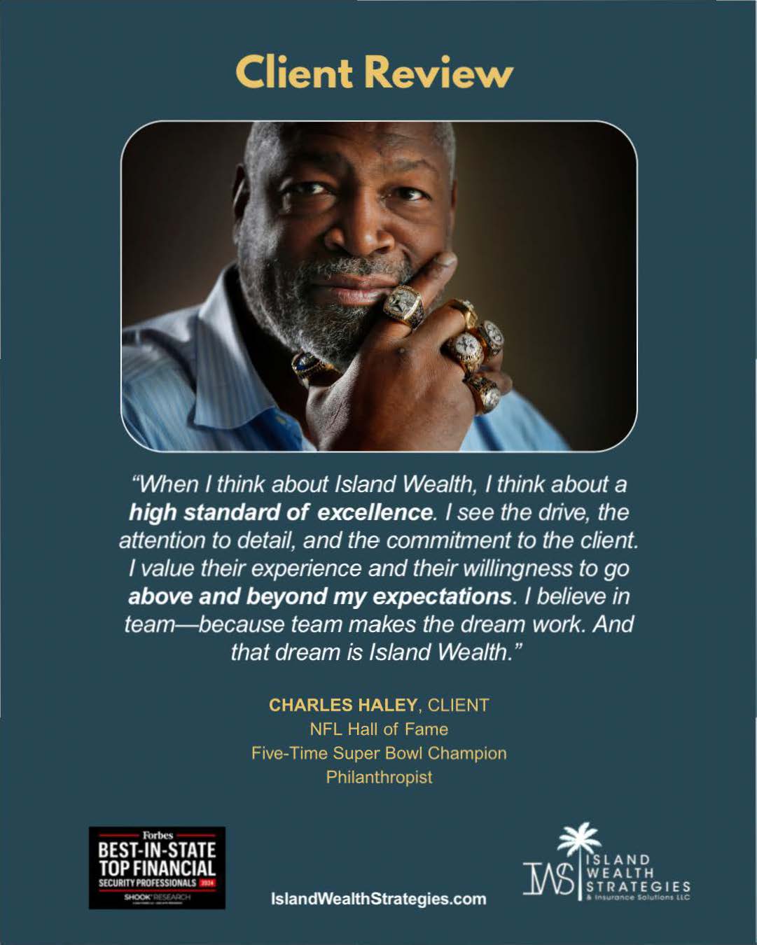 Client Testimonial- Charles Haley